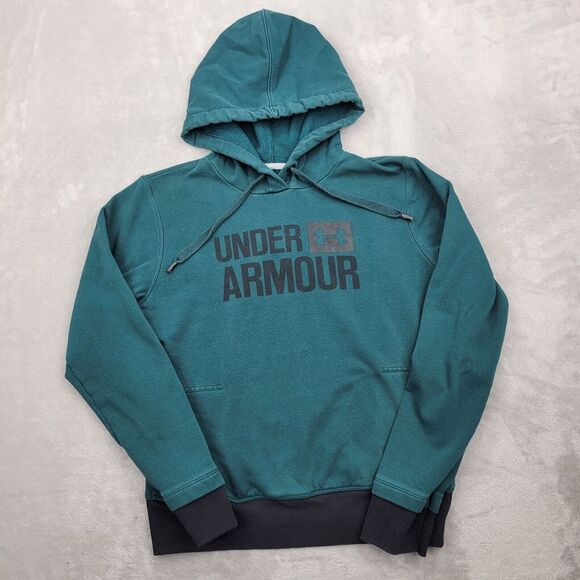 Under Armour Hoodie Mens Small Pullover Sweatshirt Sweater UA Coldgear‎ Adult - Picture 1 of 8